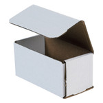 6 x 3 x 3" White Corrugated Mailers  - 50/Bundle