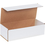 14 x 6 x 4" White Corrugated Mailers  - 50/Bundle