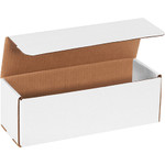 12 x 4 x 4" White Corrugated Mailers  - 50/Bundle