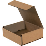 6 x 6 x 2" Kraft Corrugated Mailers  - 50/Bundle