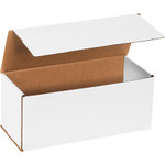 12 x 5 x 5" White Corrugated Mailers  - 50/Bundle