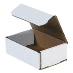 6 x 4 x 2" White Corrugated Mailers  - 50/Bundle