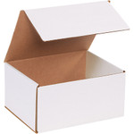 10 x 8 x 5" White Corrugated Mailers  - 50/Bundle