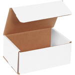 7 x 5 x 3" White Corrugated Mailers  - 50/Bundle