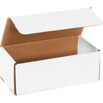 10 x 4 7/8 x 3 3/4" White Corrugated Mailers  - 50/Bundle