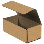 8 x 4 x 3" Kraft Corrugated Mailers  - 50/Bundle