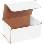 8 x 5 x 4" White Corrugated Mailers  - 50/Bundle