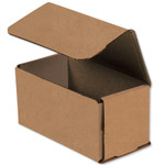 6 x 3 x 3" Kraft Corrugated Mailers  - 50/Bundle