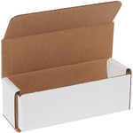 6 x 2 x 2" White Corrugated Mailers  - 50/Bundle