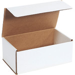 10 x 6 x 4" White Corrugated Mailers  - 50/Bundle