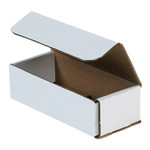 7 x 3 x 2" White Corrugated Mailers  - 50/Bundle
