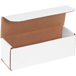 9 x 3 x 3" White Corrugated Mailers  - 50/Bundle