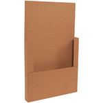 18 x 18 x 2" Kraft Easy-Fold Mailer - 50/Bundle
