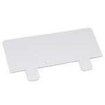 Tray Counter Display White Header Cards - 10/Bundle