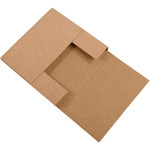14 x 14 x 4" Kraft Easy-Fold Mailers - 50/Bundle