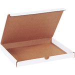11 1/8 x 8 3/4 x 1" White Literature Mailers - 50/Bundle
