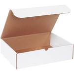 15 1/8 x 11 1/8 x 4" White Literature Mailers - 50/Bundle