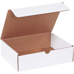 10 x 8 x 3" White Literature Mailers - 50/Bundle