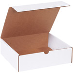 10 x 9 x 3" White Literature Mailers - 50/Bundle