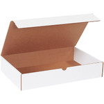 16 x 10 x 3" White Literature Mailers - 50/Bundle