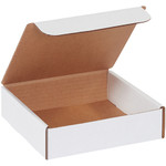 6 x 6 x 2" White Literature Mailer - 50/Bundle