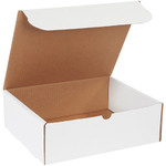 11 3/4 x 10 3/4 x 4" White Literature Mailers - 50/Bundle