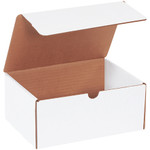 9 x 6 1/2 x 4" White Literature Mailers - 50/Bundle