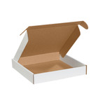 16 x 16 x 2 3/4" White Deluxe Literature Mailers - 50/Bundle