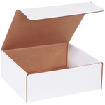 11 x 10 x 4" White Literature Mailers - 50/Bundle