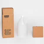 6 x 6 x 12 3/4" 1 - 1 Gallon Plastic Jug Shipper Kit - 1/Each