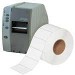2 x 5"  White Thermal Transfer Labels  - 1300/Roll (8/Rolls Case)