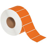 4 x 2" Orange Direct Thermal Labels  - 3000/Roll (4/Rolls Case)