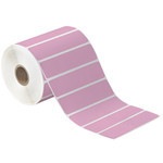 4 x 1" Pink Desktop Direct Thermal Label  - 1310/Roll (12/Rolls Case)