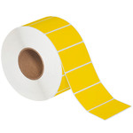 4 x 2" Yellow Direct Thermal Labels  - 3000/Roll (4/Rolls Case)