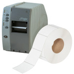 1 1/2  x 1 1/2" White Thermal Transfer Labels  - 3500/Roll (8/Rolls Case)