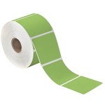 2 x 3" Green Desktop Thermal Transfer Labels  - 500/Roll (24/Rolls Case)