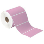 4 x 3" Pink Desktop DIrect Thermal Label  - 500/Roll (12/Rolls Case)