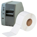 1 1/2 x 1 1/2" White Direct Thermal Labels  - 3500/Roll (8/Rolls Case)
