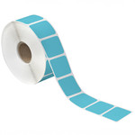 1 1/2 x 1" Blue Desktop Direct Thermal Label  - 960/Roll (24/Rolls Case)