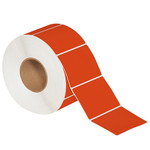 4 x 3" Red Direct Thermal Labels  - 2000/Roll (4/Rolls Case)