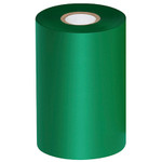 4.33" x 1476' Green Thermal Transfer Ribbons- Wax/Resin - 6 Rolls/Case