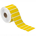 2 1/2 x 1" Yellow Desktop Direct Thermal Label  - 1310/Roll (24/Rolls Case)