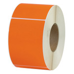 4 x 6" Orange Thermal Transfer Labels  - 1000/Roll (4/Rolls Case)