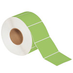 4 x 3" Green Direct Thermal Labels  - 2000/Roll (4/Rolls Case)