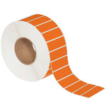 3 x 1" Orange Thermal Transfer Labels  - 5100/Roll (6/Rolls Case)