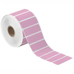 2 1/2 x 1" Pink Desktop Direct Thermal Label  - 1310/Roll (18/Rolls Case)
