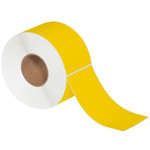 4 x 8" Yellow  Thermal Transfer Labels  - 800/Roll (4/Rolls Case)