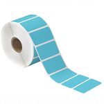 2 x 1" Blue  Desktop Direct Thermal Label  - 735/Roll (24/Rolls Case)