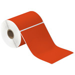 4 x 6" Red Desktop Thermal Transfer Labels  - 250/Roll (12/Rolls Case)