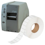 1 1/2  x 1/2" White Thermal Transfer Labels  - 9600/Roll (8/Rolls Case)